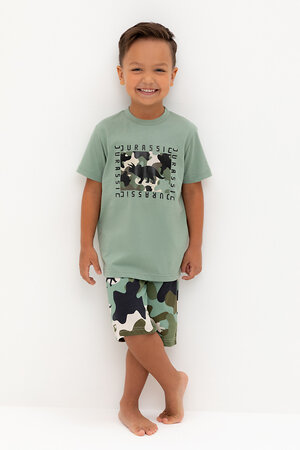 CROCKID Пижама 565593 К 1528 зеленый