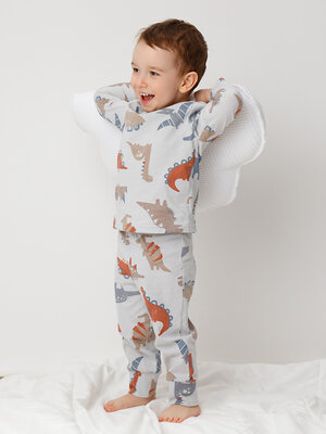 CROCKID Пижама 565628 К 1561 светло-серый5