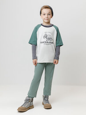 CROCKID Брюки 565672 КР 400633-1 зеленый