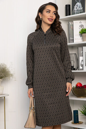 LT Collection Платье 565756 П13749-19М черный/бежевый
