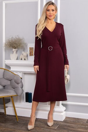 LT Collection Платье 565814 П14622-10М бордовый