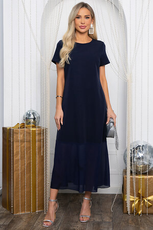 LT Collection Платье 565817 П14610-16М темно-синий