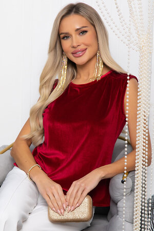 LT Collection Блуза 565822 Б14621-47М красный