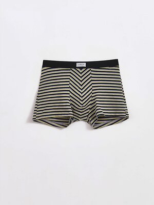 DiWaRi Трусы 565924 BASIC MSH 2956 (пакет) yellow-grey strip
