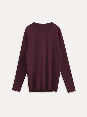 DiWaRi Джемпер 565932 BASIC MEN MD 4031 (пакет) dark bordo