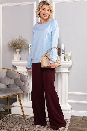 LT Collection Костюм 565983 К14654-10М голубой/бордовый