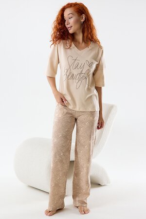 Lika Dress Пижама 566046 10599 Бежевый