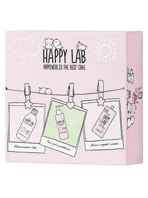 Happy Lab Набор средств для ухода за кожей лица Dream Face: Мицеллярная вода, гель для умывания, очищающая маска, 300 мл, 200 мл x 2 566114 28084 