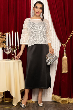 LT Collection Костюм 566590 К14678-10М черный/молочный