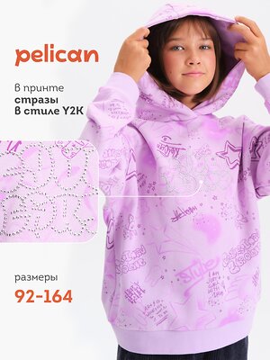 PELICAN Толстовка 566634 GFNK3379 Розовый