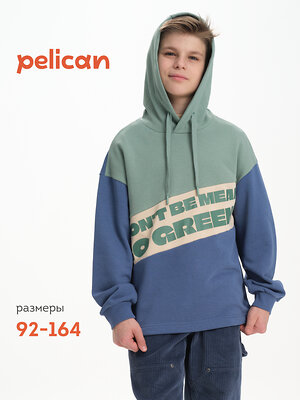 PELICAN Толстовка 566657 BFNK3370 Джинс