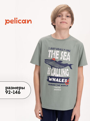 PELICAN Футболка 566660 BFT3371 Светло-зеленый