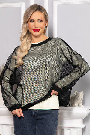 LT Collection Свитшот 566754 Б14711-5М черно-лимонный