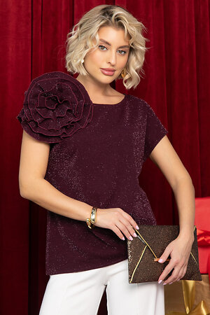 LT Collection Блуза 567138 Б14641-41М бордовый