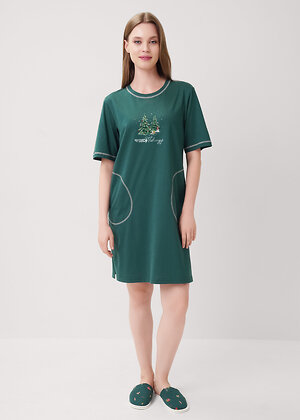 CLEVER Платье 567215 LDR15-1201 т.зелёный