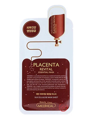 Mediheal Тканевая маска для лица с плацентой / Placenta Revital Essential Mask, 35 г 567269 13217 