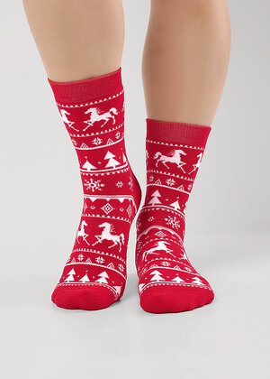 CLEVER Носки 567536 Д2550П красный