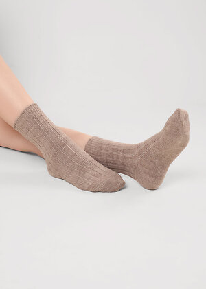CLEVER Носки 567556 Д693Ш т.бежевый
