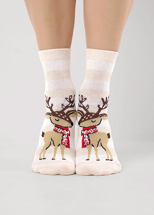 CLEVER Носки 567559 Д2560 меланж бежевый