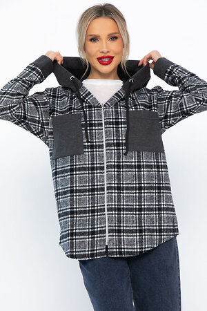 LT Collection Рубашка 567772 Б14593-50М серый