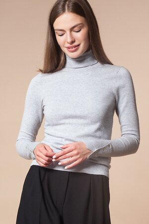 VILATTE Свитер 568128 D34.140 светло-серый