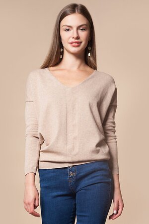 VILATTE Джемпер 568141 D39.462 светло-бежевый