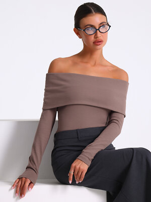 Апрель Лонгслив 568190 1ЖДЛД4913200 светло-коричневый