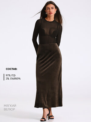 Апрель Юбка 568192 1ЖЮД4892636 коричневый