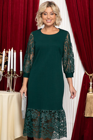 LT Collection Платье 568304 П14732-48М зеленый