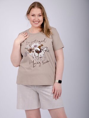 Malina Пижама 568531 3170 белый/бежевый