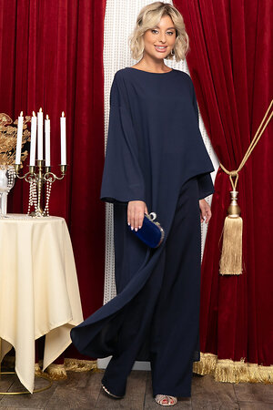 LT Collection Блуза 568809 Б14740-16М синий