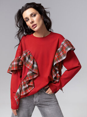 CHARUTTI Лонгслив 568858 12065 Красный