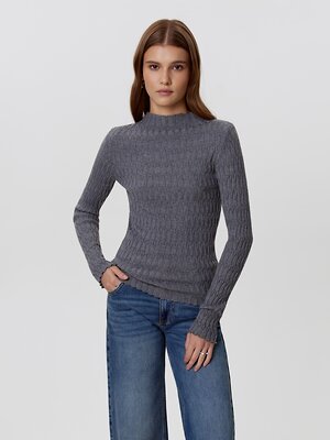 Conte elegant Джемпер 568869 LDK2464 24С-64СП dark gray melange