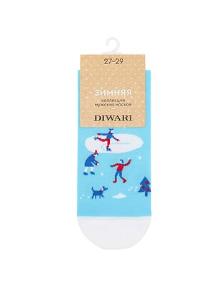 DiWaRi Носки 568909 NEW YEAR 21С-71СП бирюза