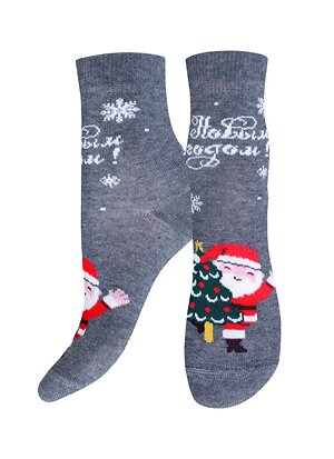 БРЕСТСКИЕ Носки 568967 3079 т.серый меланж