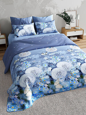 Текс-плюс КПБ Общий 569028 НФ-00155183 лето с простыней на резинке - Одуванчики