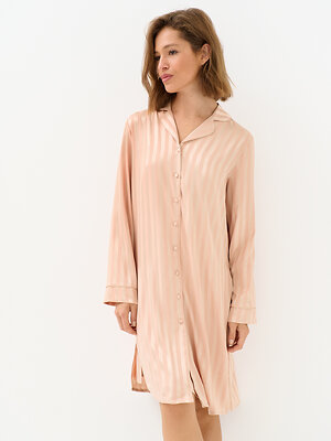Omsa Рубашка 569165 OmD 0413D LINE Рубашка пижамная жен. (жаккард), PL Rosa Cenere (Розовый)