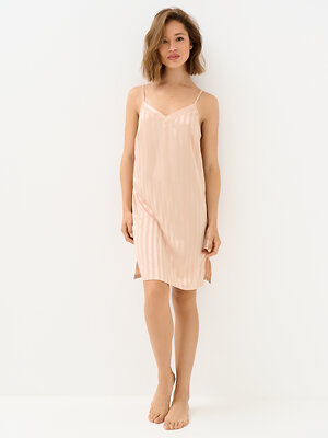 Omsa Сорочка 569170 OmD 0110D LINE Сорочка жен. (узк.бретели жаккард), PL Rosa Cenere (Розовый)