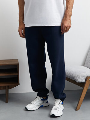 Omsa Брюки 569183 OmU 3235С Брюки джоггеры муж. утепленные, CO+PE Blu (Синий)