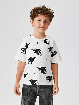 Acoola Футболка 569222 20120510280 черно-белый принт