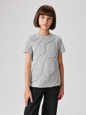 Acoola Блузка 569243 20210510194 серый меланж