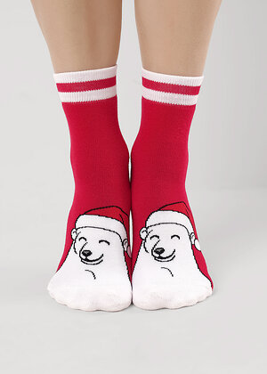 CLEVER Носки 569319 Д2552П красный