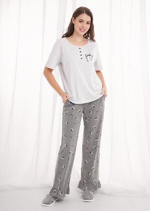 CLEVER Набор 569456 LP26-1210/4 меланж св.серый/меланж т.серый