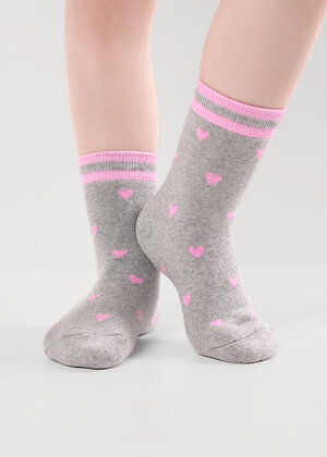 CLEVER Носки 569469 С247П 12-14,14-16 меланж розовый