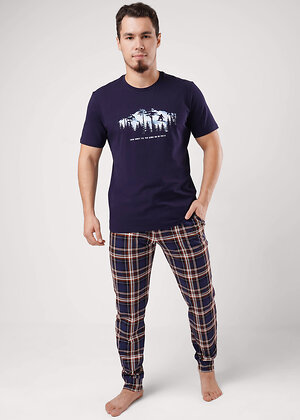 CLEVER Брюки 569489 MTR450621 т.синий/белый