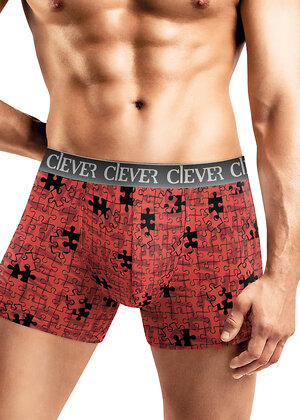 CLEVER Трусы 569501 MSH451833 красный/чёрный