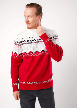 CLEVER Джемпер 569518 MGW451420 бордовый