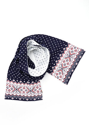 CLEVER Шарф 569564 LAS19-760/2 вяз т.синий