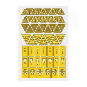 Prima Nails Трафарет для маникюра «Треугольники» 569582 3034 