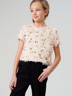 PLAYTODAY Блузка 569652 42521013 светло-бежевый